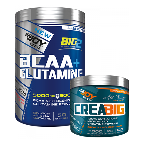 Big Joy BIG2 Bcaa + Glutamine 600 Gr + Creabig Powder 120 Gr